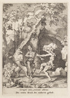 KG 05546
<br/>
Des eenen druck, des anderen geluck.
<br/>
<em>Lairesse, Gerard de (1641-1711)</em>